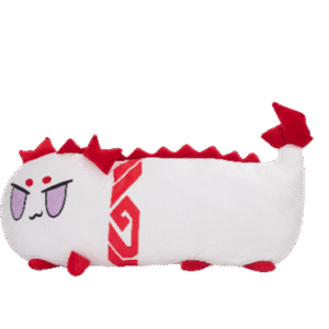 《明日方舟》毛絨靠枕-沒那麼長龍泡泡